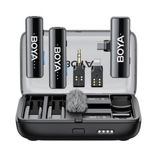 BOYA Wireless Lavalier Microphone BOYALINK 2 Black USB-C Light-ning for iPhone