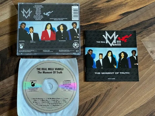 THE REAL MILLI VANILLI The Moment Of Truth (The 2nd Album) OOP GERMANY CD album