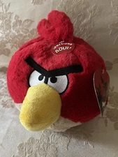 Angry Birds Red J Bird Rovio 8” Plush New With Spanish Tags 2012 No Sound
