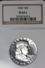 1960 NGC 50C PF67 FRANKLIN HALF DOLLAR #B51841 — photo 1