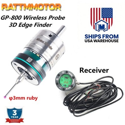 〖US〗GP-800 Wireless Probe For CNC Machining Centers 3D Edge Finder Centering Rod