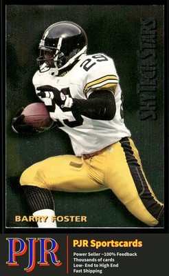Barry Foster 1994 SkyBox Premium #ST-23 Pittsburgh Steelers SkyTech Stars