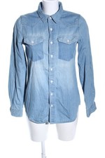 FOREVER 21 Jeansbluse Damen Bluse Gr. DE 36 blau Casual-Look