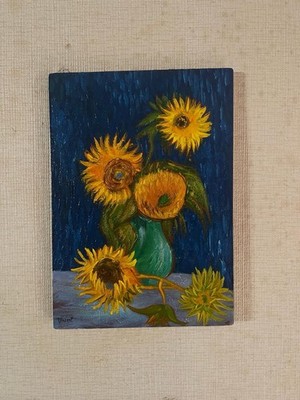 Vincent Van Gogh - Amazing Oil Painting - Signed - Stamped - A1