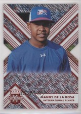 2018 Panini Elite Extra Edition Status Red Die-Cut 70/99 Manny De La Rosa ni4