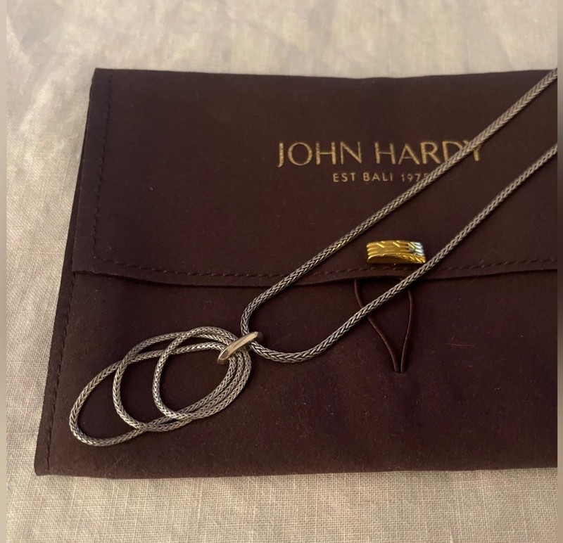 john hardy silver necklace women