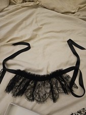 Black Lace Neck Tie