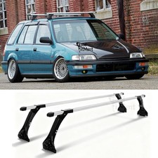 For Honda Civic Wagon 5dr 88-91 63 Top Roof Rack Cross Bar Cargo Kayak Carrier