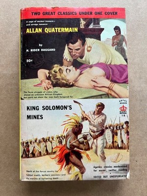 Allan Quatermain/King Solomon's Mines-H. Rider Haggard-Royal Giant Paperback1953
