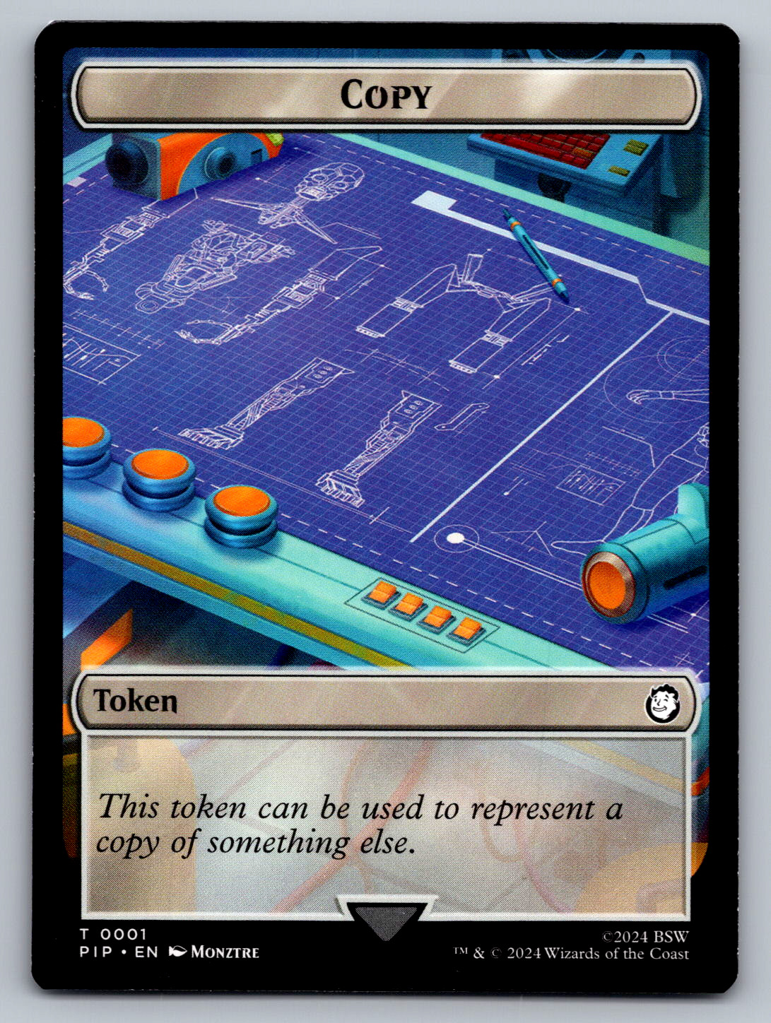 Copy T 0001// Junk T 0015 Universes Beyond: Fallout Regular