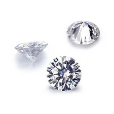 Lab-Grown Diamond Certified 3 Ct CVD Round Cut VVS1 Clarity Grade D Color Gems