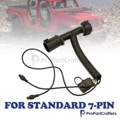 7 Pin Trailer Wiring T-Harness Adapter - Plug & Play For Standard 7-Pin US