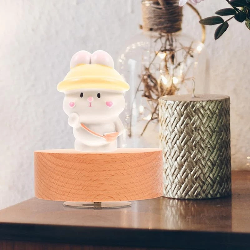 Diy Musical Box Base Round Rotatable Platform for Crafting Smooth Surface  - Image 3 of 4