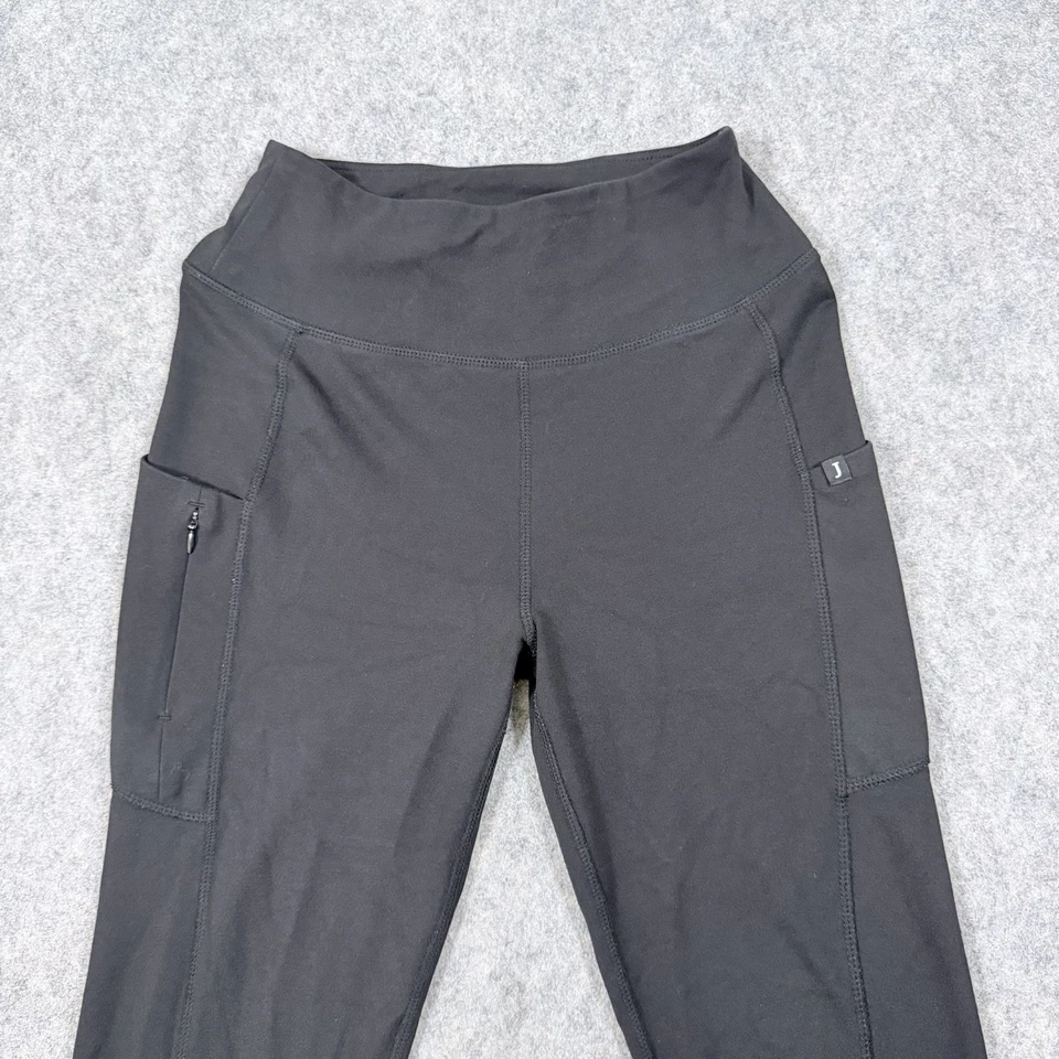 Jaanuu Stretch Yoga Skinny Scrub Pants Women's Size Small (Actual 31x29) Black - Image 2 of 4