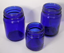 VICKS VAPOR RUB  BLUE THREE JARS Three Different LOGOS