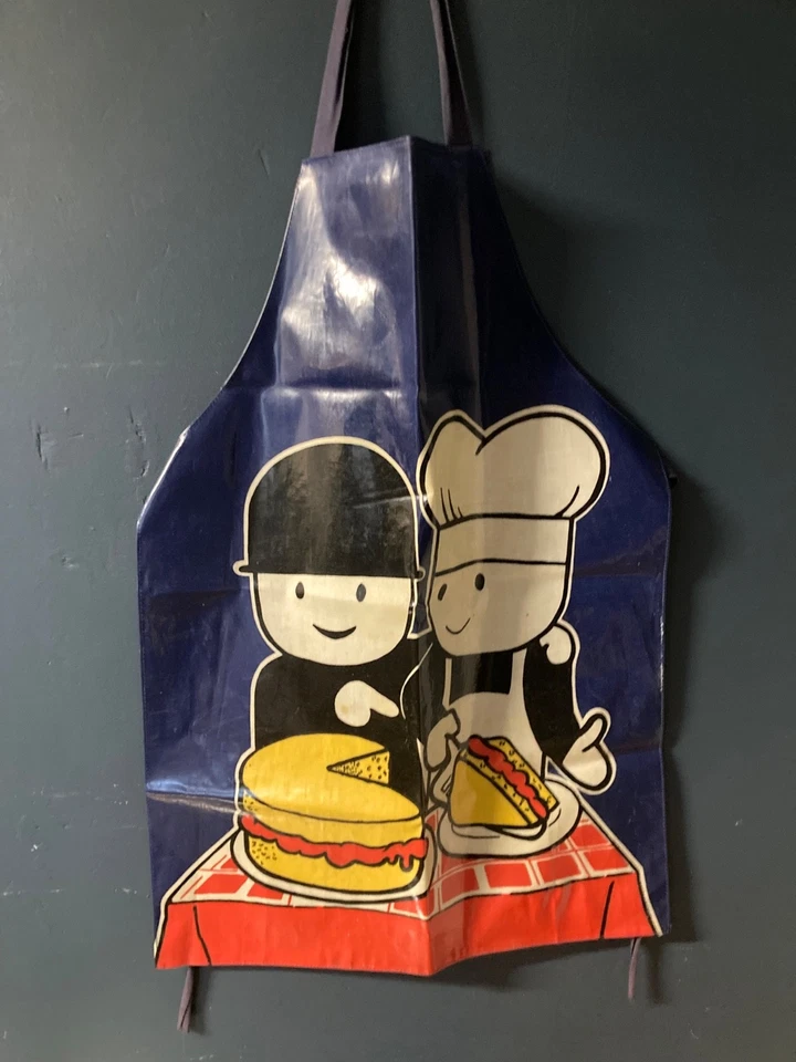 Vintage Werbung Homepride Kinderschürze (blau ) - Bild 1 von 1