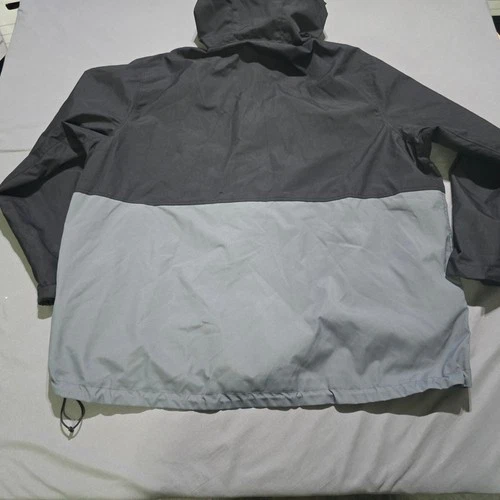 Monster Energy Windbreaker Jacket Mens 3XL Black Grey Hooded Mesh Lined Full Zip image 6