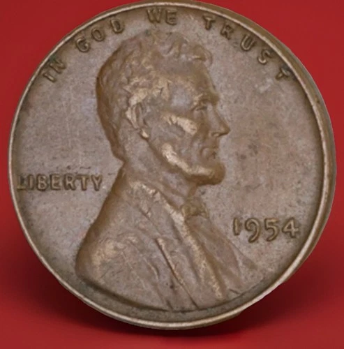 1954-P VF-XF Lincoln Cent Wheat “BEST VALUE ON EBAY!” Fast Shipping W/Tracking