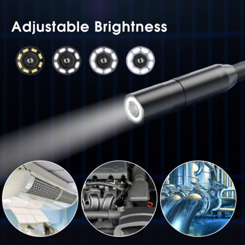 Waterproof Endoscope Snake Cam Inspection Camera for iOS iPhone Android Car Tube - Picture 2 of 17