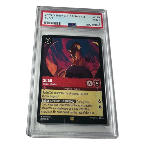 Scar - Vicious Cheater graded PSA 9 for sale on eBay