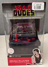 My Arcade Bad Dudes Micro Player 6.75 Inch Mini Retro Arcade Machine Video Game