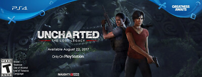 Uncharted: The Lost Legacy *FIRST PRINT EDITION* (PS4) New