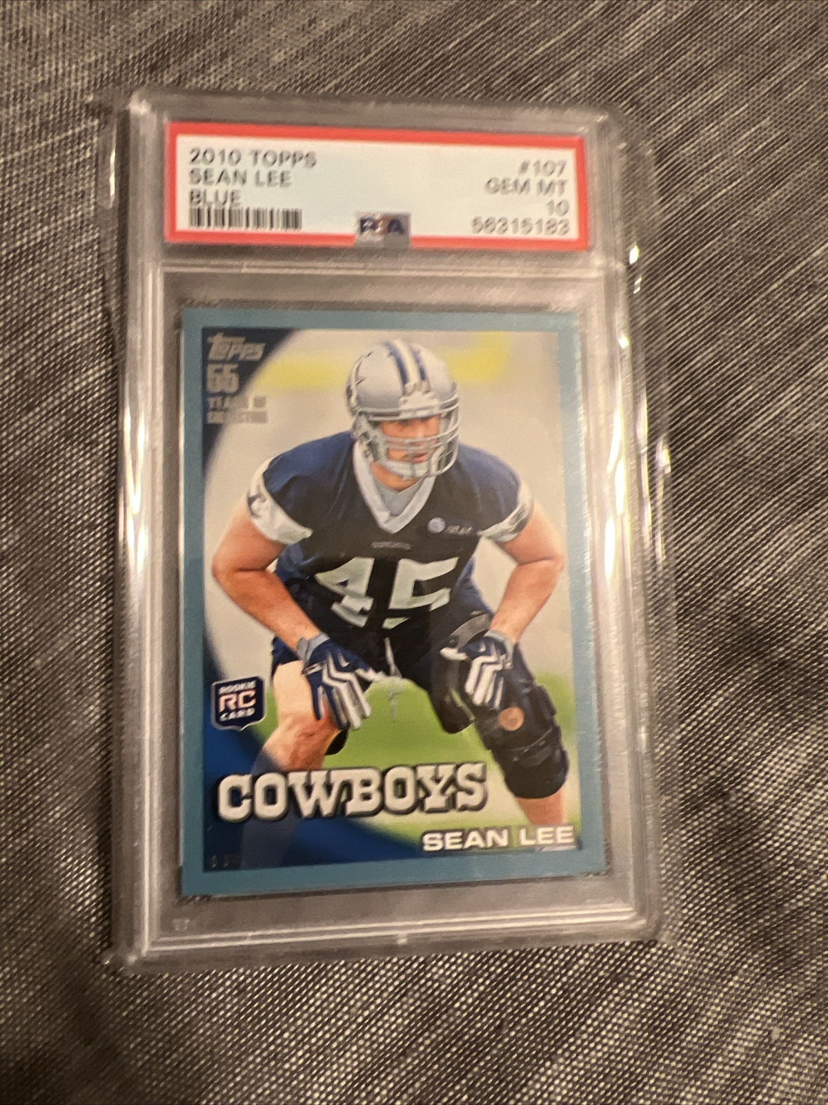 Sean Lee Topps #107 Blue