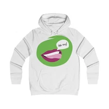 Funky Graphic Hoodie, Trendy College Sweatshirt, Youthful Casual Wear, Unique