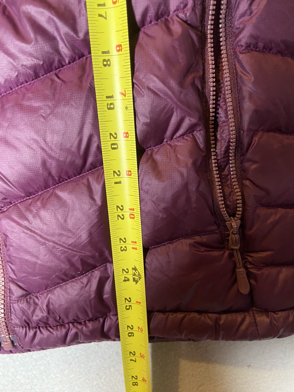 LL Bean Women's Purple Ultralight 850 Down Puffer Nylon Jacket XS eBay