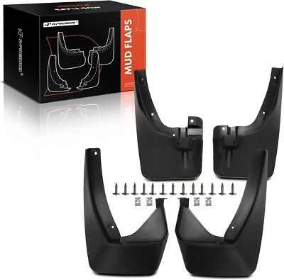 Mud Flaps/Splash Guards w hardware for Honda Ridgeline 2006-2014.  Front & Rear.