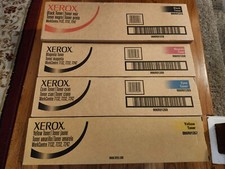 XEROX WorkCentre 7132,7232,7242 Black, Cyan, Magenta, Yellow Toner Cartridges.