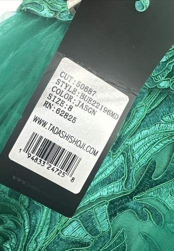 Neu mit Etikett Tadashi Shoji Cora besticktes Tüllkleid Kleid Größe 8 $ 598 - Bild 6 von 9
