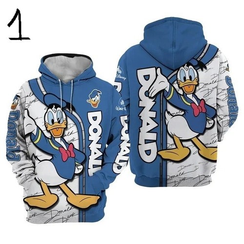 Autumn and Winter Disney Donald Duck 3D Hoodie For Men Women Fashion Hoodie - Picture 2 of 9