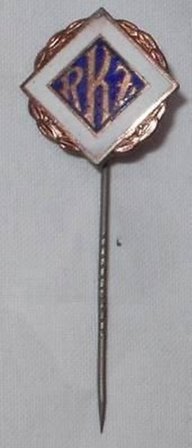 DDR Anstecknadel RKZ Rassekaninchenzüchter Bronze
