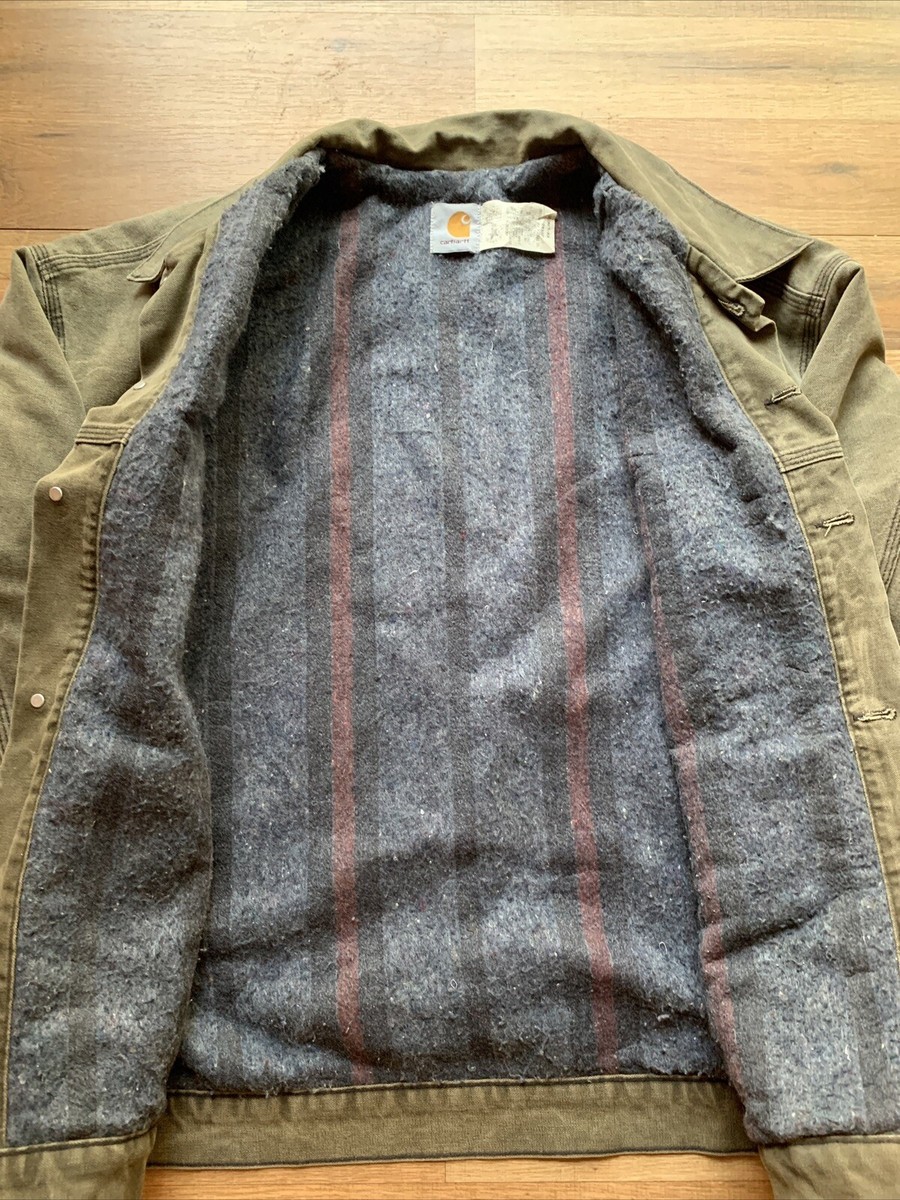 【絶版】アメリカン・ライフ　コシー・中川 Men's Carhartt Jacket JB142 Sz XXL USA Vintage craft with