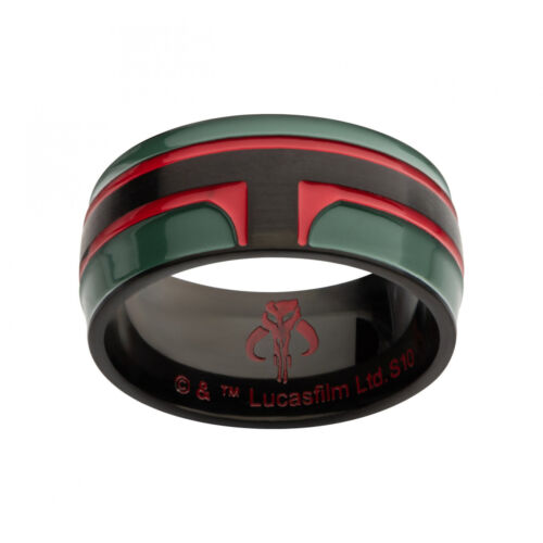 Star Wars Boba Fett Helmet Ring Green - Picture 1 of 5