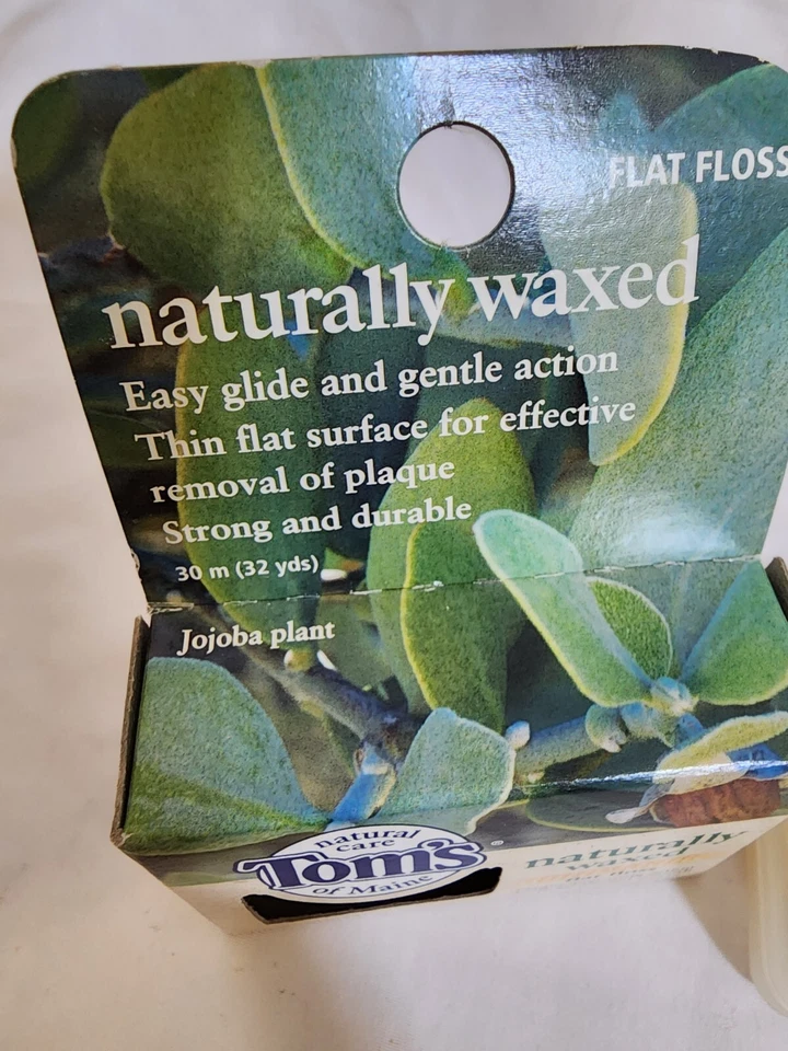 TOM'S OF MAINE hilo dental antiplaca plano sin sabor 32 yardas nuevo Foto 4 de 4