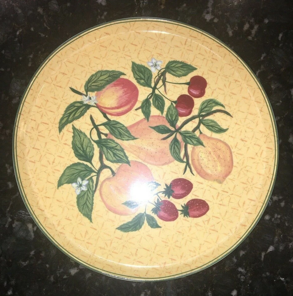 LIMOGES FRANCE PHILIPPE DESHOULIERES V&A MUSEUM KENSINGTON GARDENS CAKE PLATE - Image 2 of 4