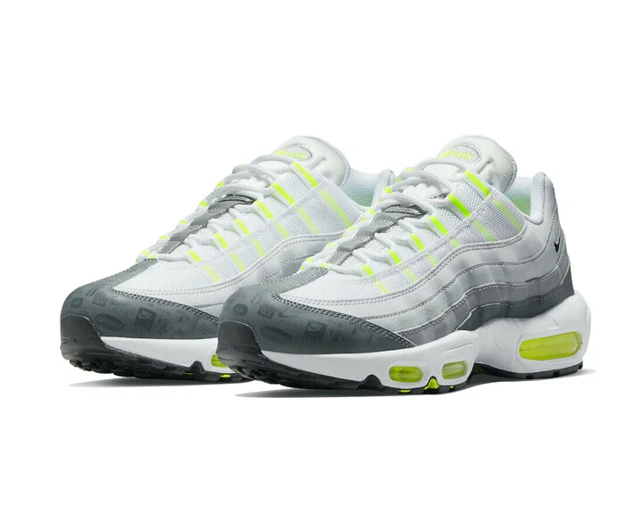 Nike Air Max 95 White Size 7 US Mens Athletic Shoes Sneakers