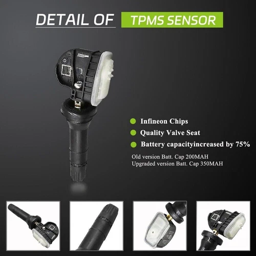 4pcs For GM OE 13540603 TPMS Tire Pressure Sensors for Buick Cadillac Chevrolet - Picture 2 of 11