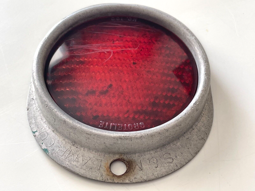 Vintage GROTELITE RED NO. 100 3'' REFLECTOR Aluminum S&M LAMP NO 101 Los Angeles - Bild 5 von 6