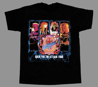 Collection Dokken Band Cotton Black All Size Unisex T-Shirt