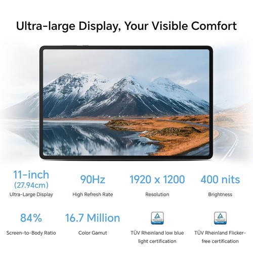 HONOR Pad X8a-4GB RAM 128GB ROM-11" FHD Display 90Hz Refresh Rate-Snapdragon 680 - Picture 3 of 9