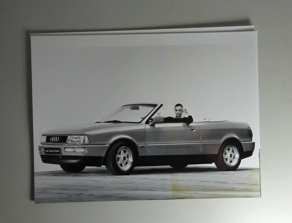 Pressemappe Audi 80 16V / Coupé 20V / 100 TDI inkl. V8 & Quattro Stand 09/1989 - Bild 3 von 4