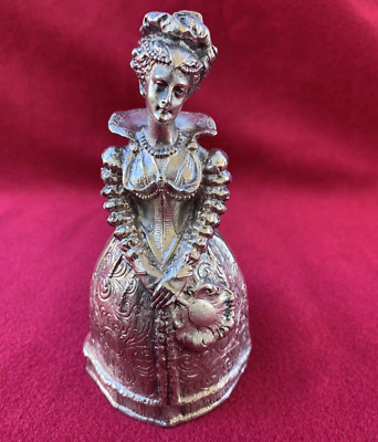 Vintage Gorham Silver Plated Marie de' Medici Queen of France Bell Figurine