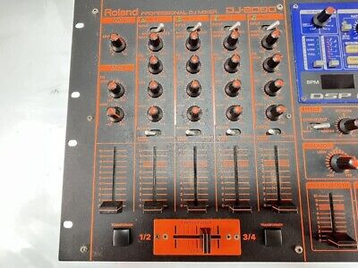 Roland DJ-2000 Professional DJ Mixer 4 channel Mixing Used From Japan Free  Ship