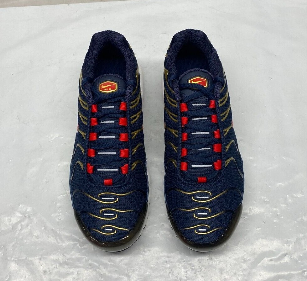 Nike Air Max Plus OG Youth Size, Obsidian/ Comet Red, DJ2009