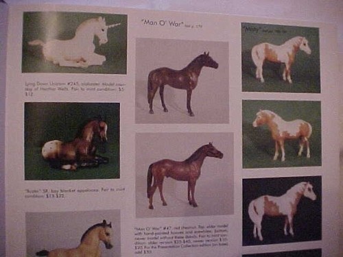 BREYER MOLDS MODELS HORSES RIDERS AND ANIMALS 1950-1995 by YOUNG (1997) SCHIFFER - Picture 4 of 5