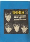 Beatles 45 RPM Do You Want To Know A Secret/Thank You Girl VJ 587 Pic. Sleeve