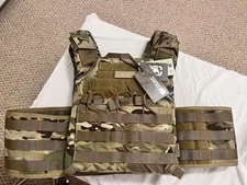 OneTigris Multicam MOLLE Plate Carrier Vest W/ Tags – Tactical Airsoft Gear